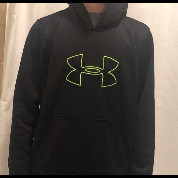 under armour large logo hoodie